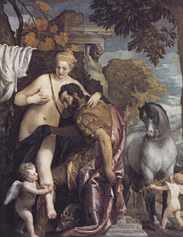 Paolo Veronese Mars and Venus United by Love china oil painting image
